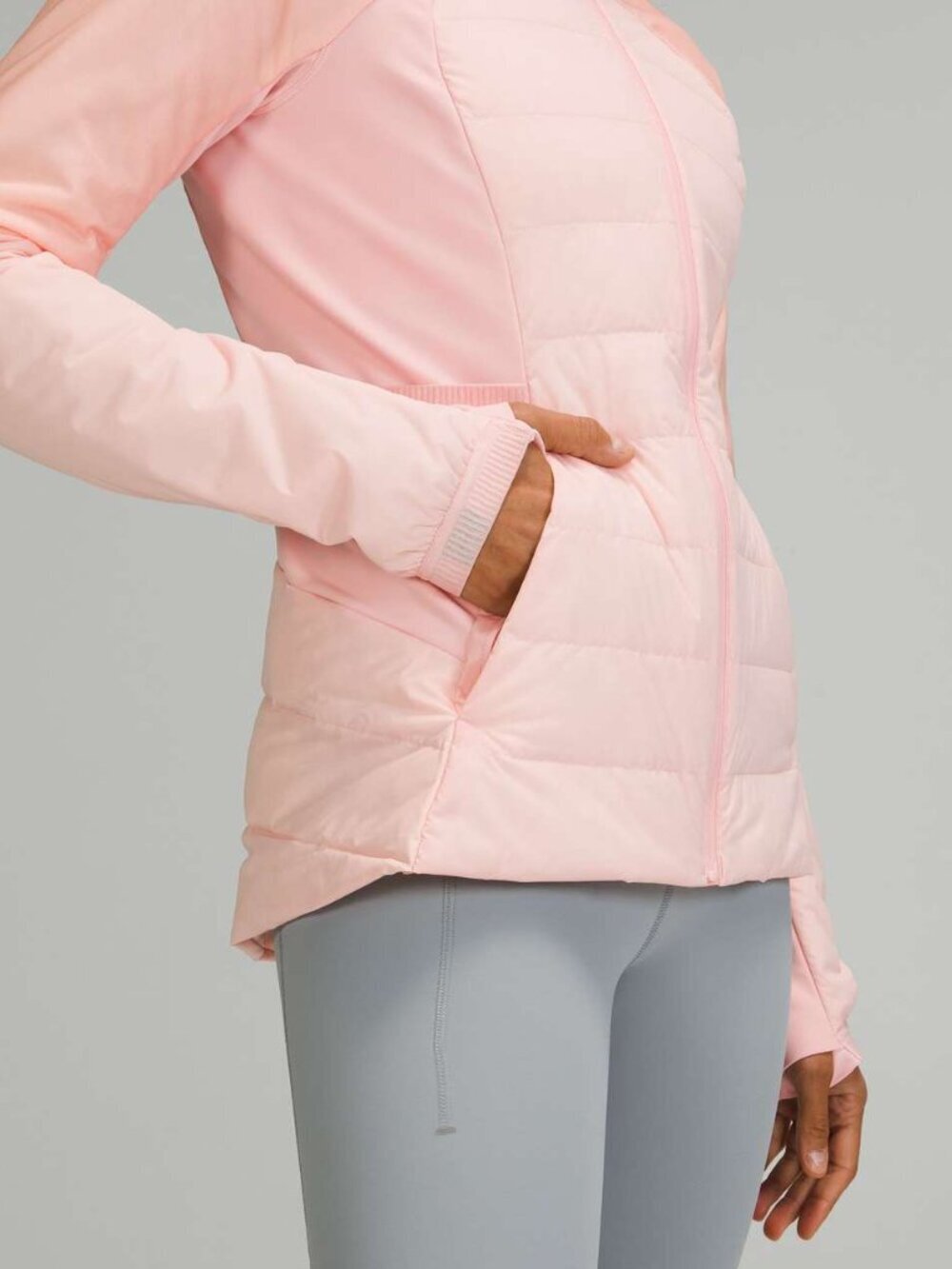Lululemon Down for It All Jacket Pink Mist Size 6 - Picture 6 of 9